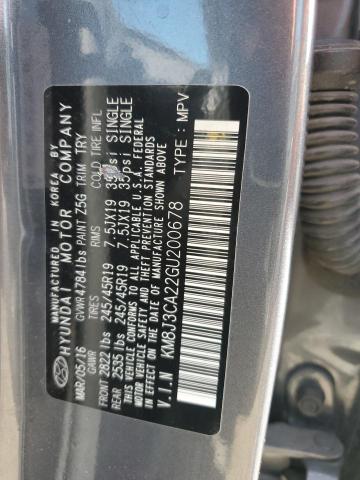 2016 HYUNDAI TUCSON LIM KM8J3CA22GU200678