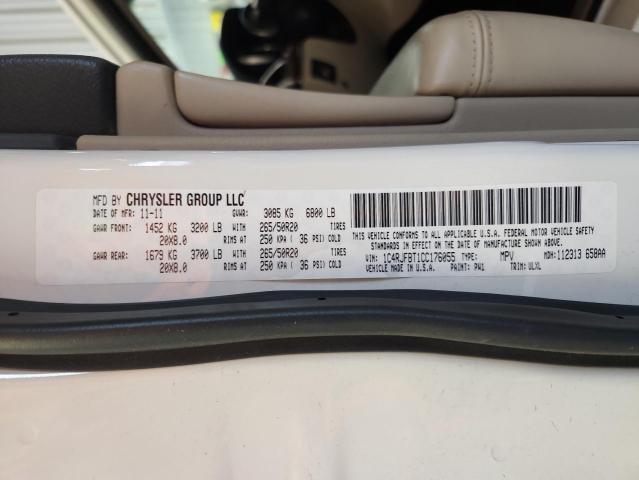 2012 JEEP GRAND CHEROKEE LIMITED - 1C4RJFBT1CC176055