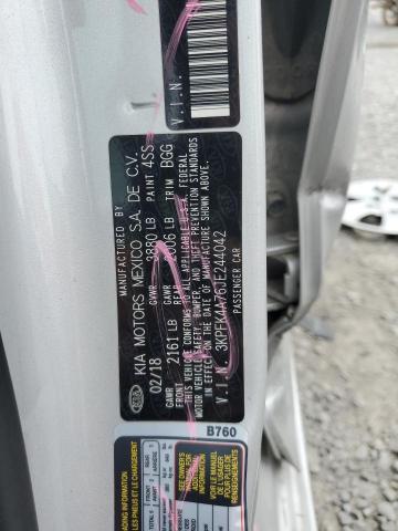 2018 KIA FORTE LX - 3KPFK4A76JE244042