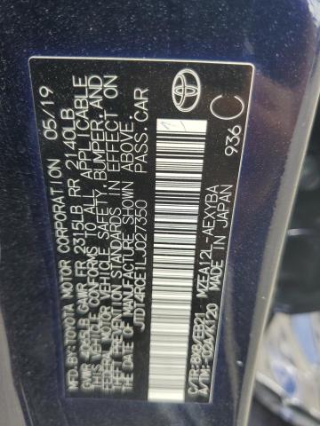 2020 TOYOTA COROLLA XSE JTDT4RCE1LJ027350