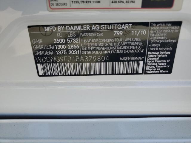 2011 MERCEDES-BENZ S 400 - WDDNG9FB1BA379804