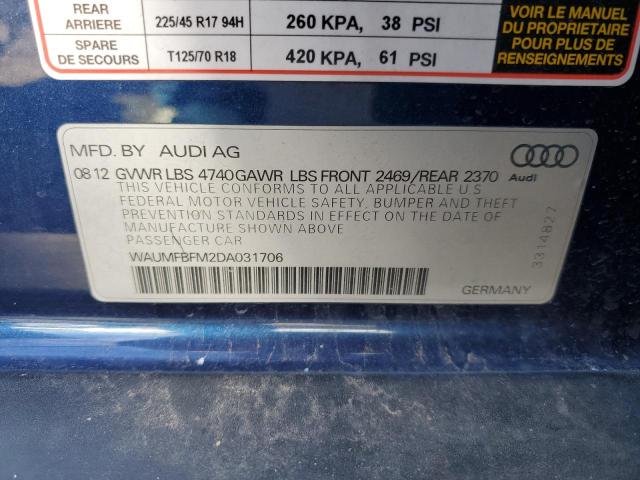 2013 AUDI A3 PREMIUM #3280834406