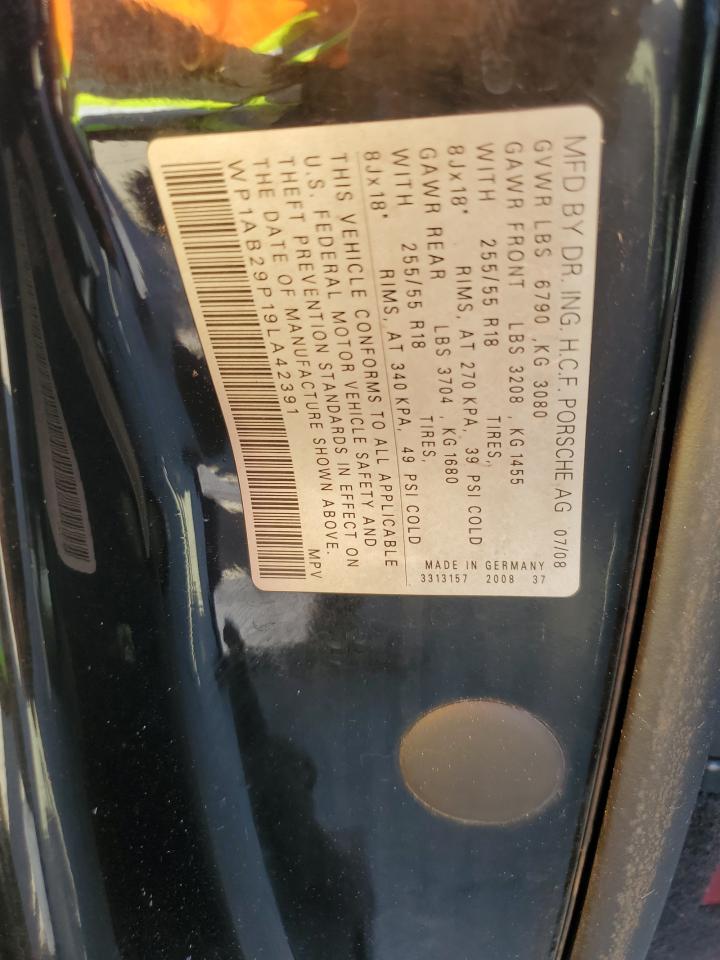 Lot #3301793396 2009 PORSCHE CAYENNE S