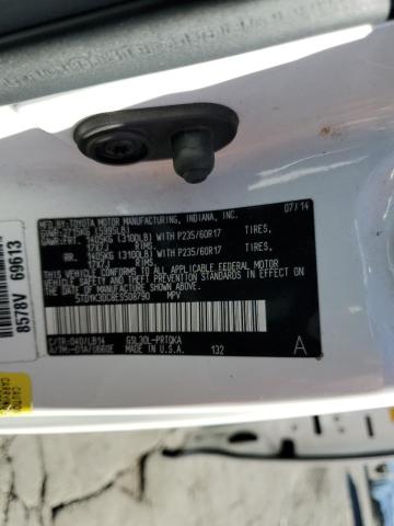 2014 TOYOTA SIENNA XLE #3290179256