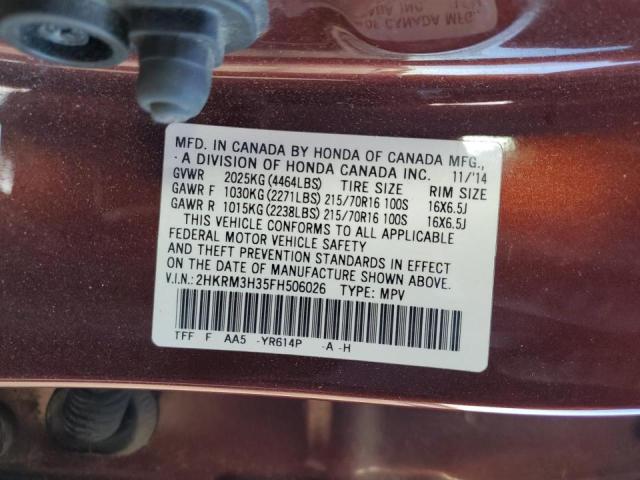 2015 HONDA CR-V LX - 2HKRM3H35FH506026