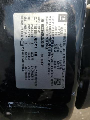 2010 GMC SIERRA K15 - 3GTRKXE28AG283006