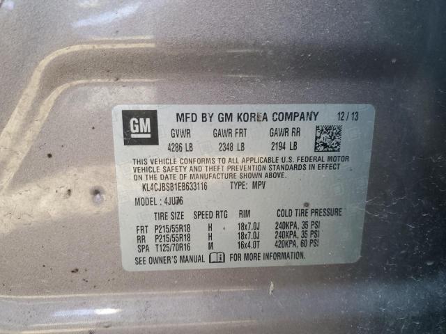 2014 BUICK ENCORE CONVENIENCE - KL4CJBSB1EB633116