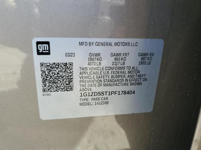 2023 CHEVROLET MALIBU LT - 1G1ZD5ST1PF178404