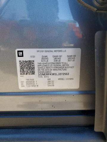 2020 CHEVROLET TRAVERSE L #3285498844