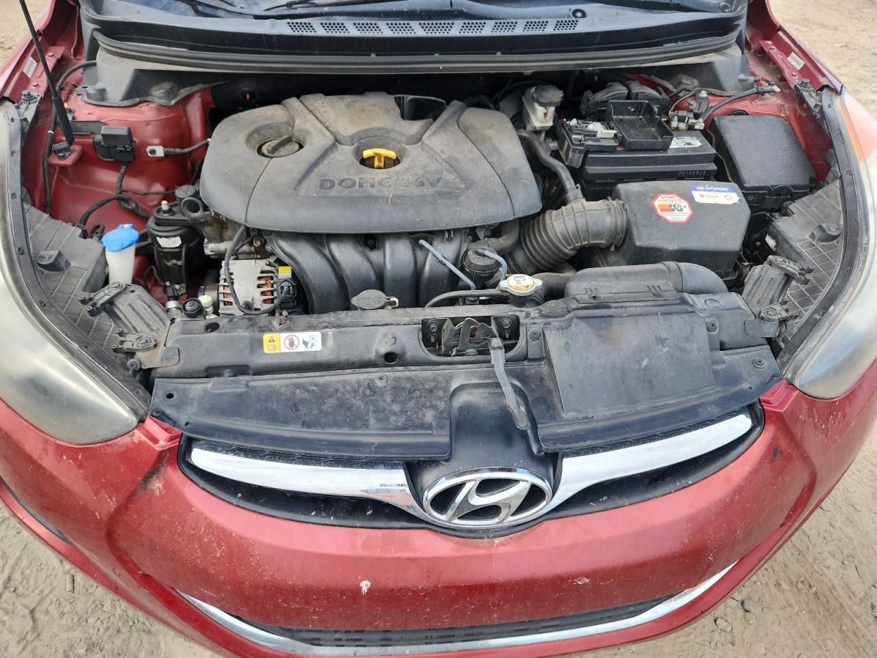 Lot #3260388572 2013 HYUNDAI ELANTRA GL