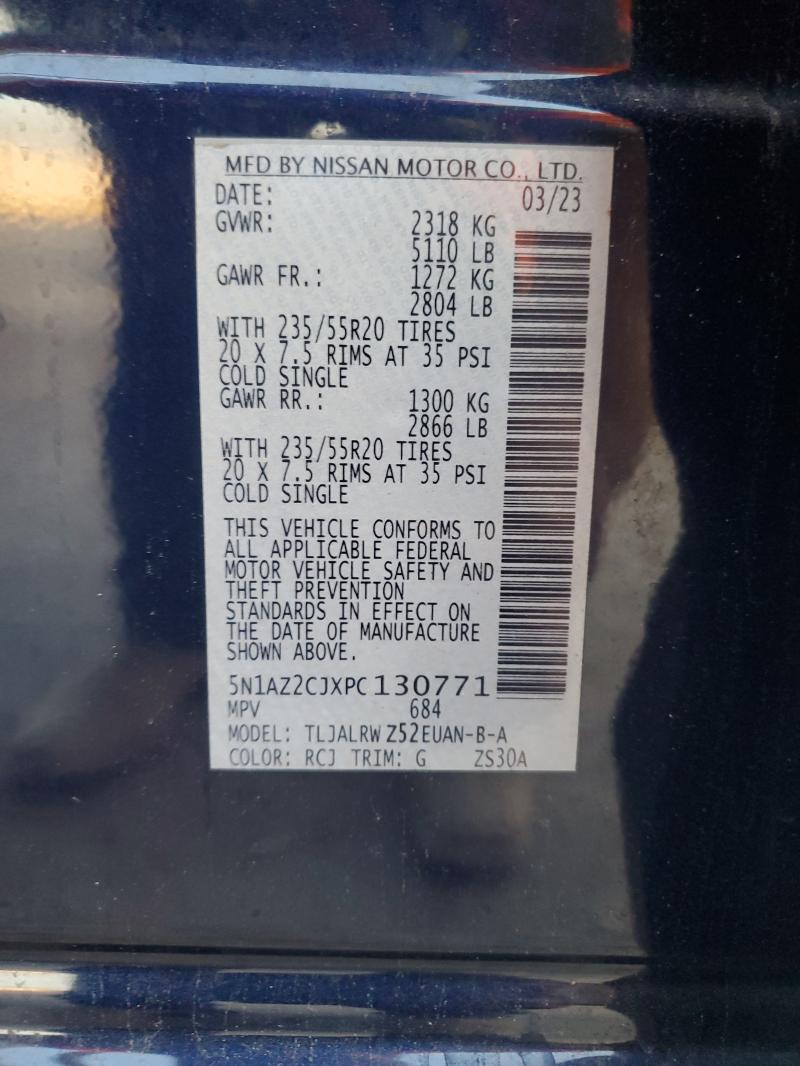 2023 NISSAN MURANO SL #3303693036