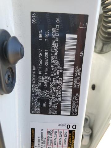 2016 TOYOTA 4RUNNER SR JTEBU5JR8G5330033