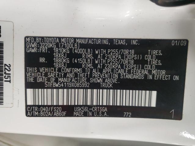 2009 TOYOTA TUNDRA DOU #3286512143