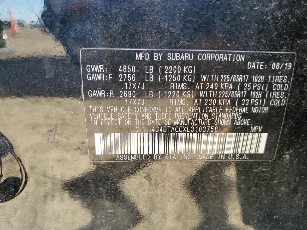 SUBARU OUTBACK PREMIUM