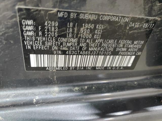 2018 SUBARU IMPREZA PR 4S3GTAB65J3710105