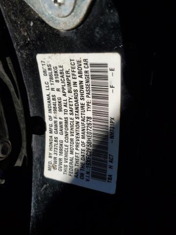 2017 HONDA CIVIC LX - 19XFC2F58HE072678