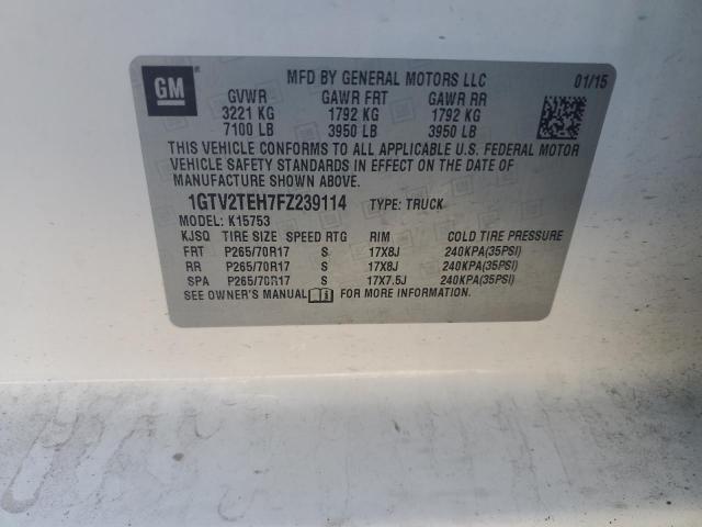 2015 GMC SIERRA K15 - 1GTV2TEH7FZ239114