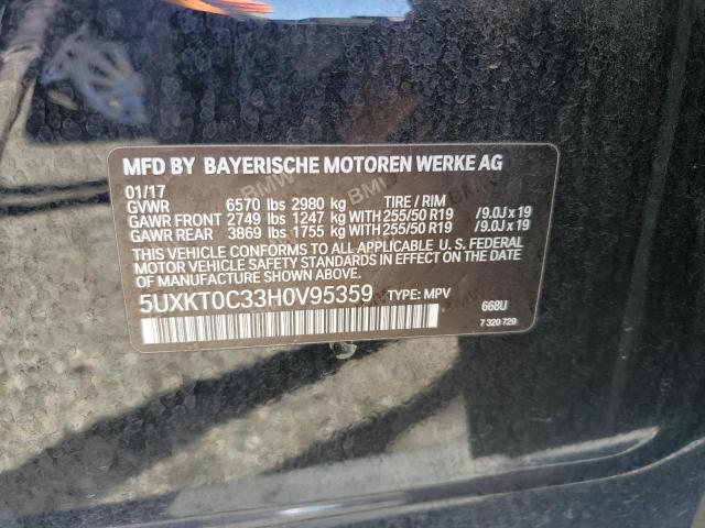 2017 BMW X5 XDR40E - 5UXKT0C33H0V95359