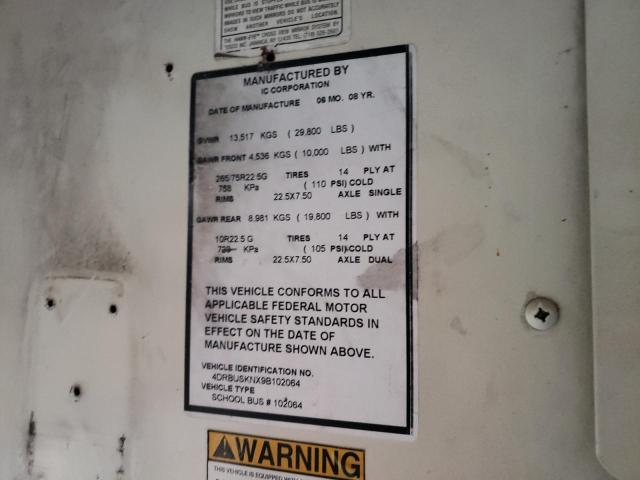 2009 IC CORPORATION 3000 CE #3287478006