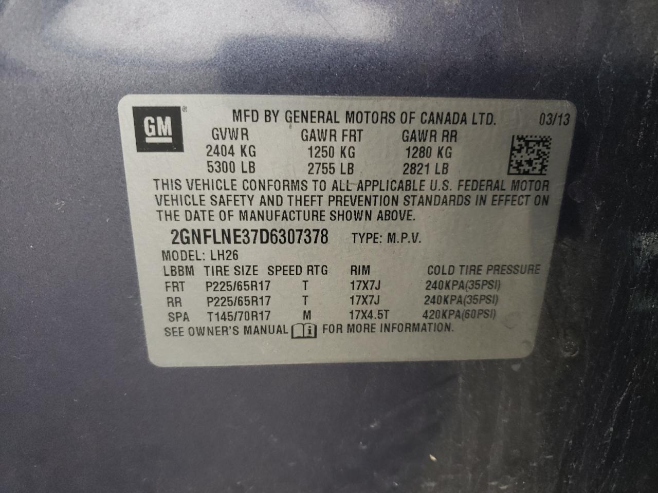 CHEVROLET EQUINOX LT