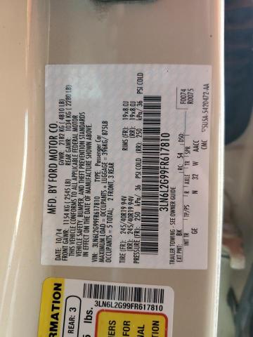 2015 LINCOLN MKZ - 3LN6L2G99FR617810