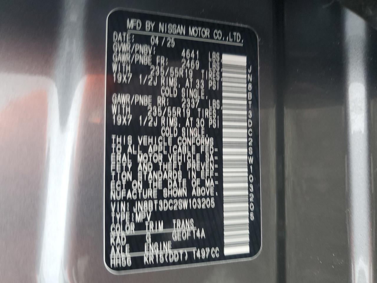 NISSAN ROGUE PLATINUM