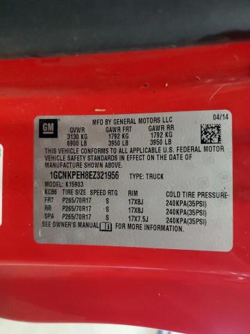 2014 CHEVROLET SILVERADO - 1GCNKPEH8EZ321956