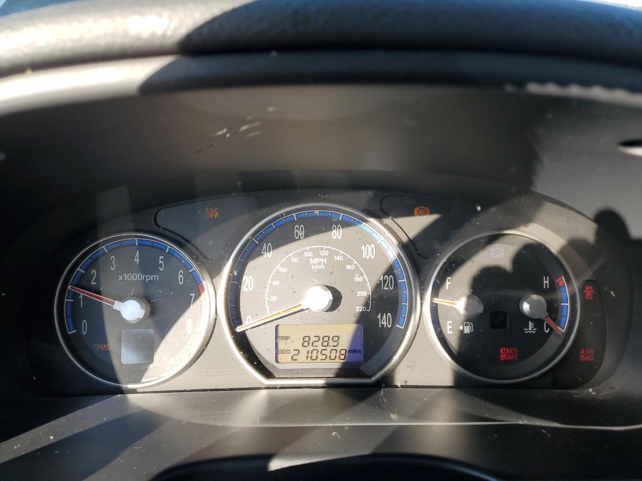 Lot #3292769796 2008 HYUNDAI SANTA FE S