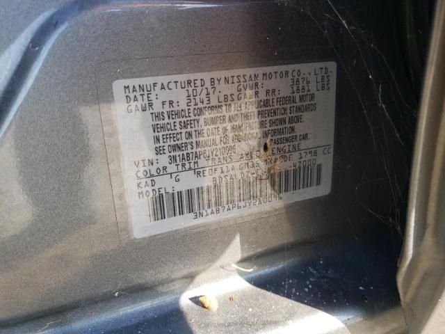 2018 NISSAN SENTRA S - 3N1AB7AP6JY210096