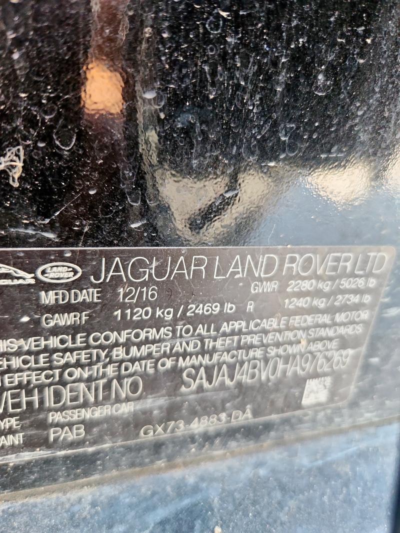 2017 JAGUAR XE SAJAJ4BV0HA976269
