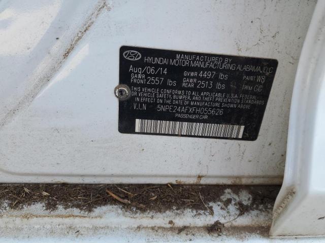 2015 HYUNDAI SONATA SE - 5NPE24AFXFH055626