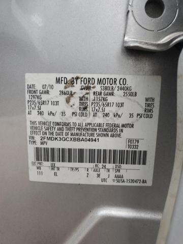 2011 FORD EDGE SE - 2FMDK3GCXBBA04941