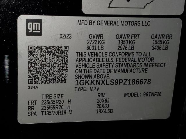 2023 GMC ACADIA DEN 1GKKNXLS9PZ186678