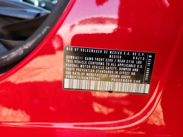 2013 VOLKSWAGEN JETTA SE #3276399664