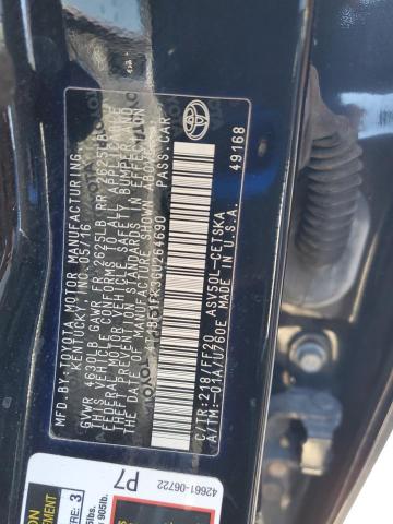 2016 TOYOTA CAMRY LE - 4T1BF1FK3GU264690