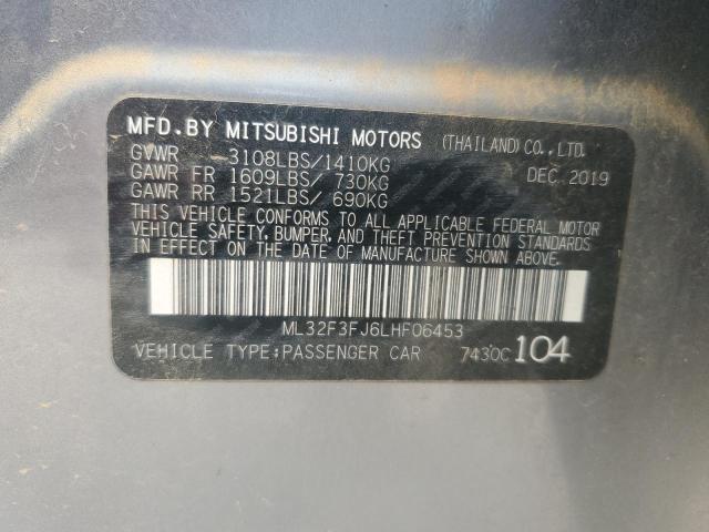 2020 MITSUBISHI MIRAGE G4 ML32F3FJ6LHF06453