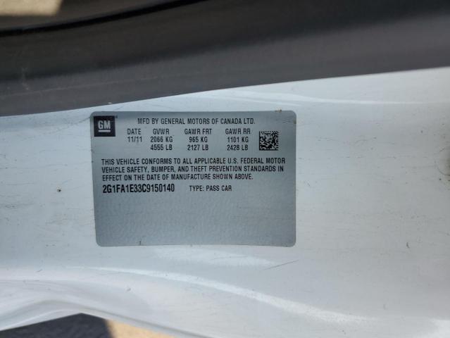 2012 CHEVROLET CAMARO LS #3310302067