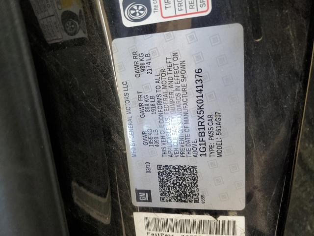 2019 CHEVROLET CAMARO LS #3302900899