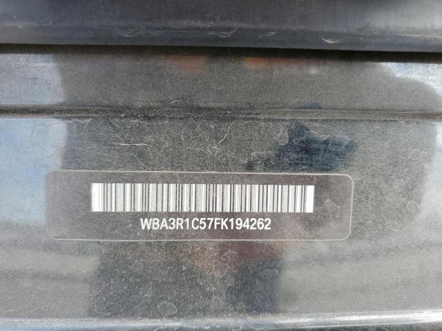 2015 BMW 435 I WBA3R1C57FK194262