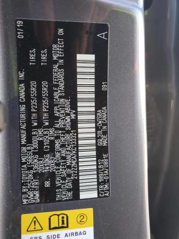 2019 LEXUS RX 350 BAS - 2T2ZZMCA7KC133321