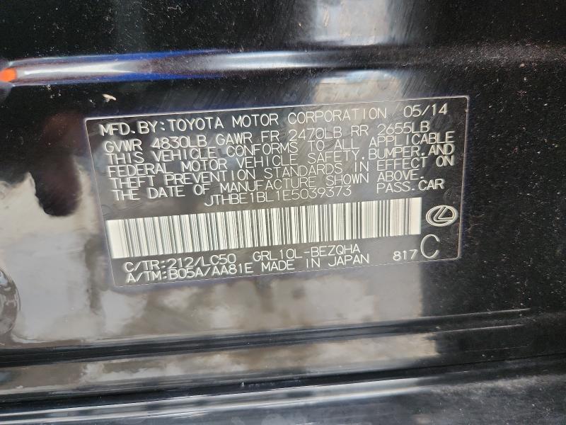 2014 LEXUS GS 350 - JTHBE1BL1E5039373