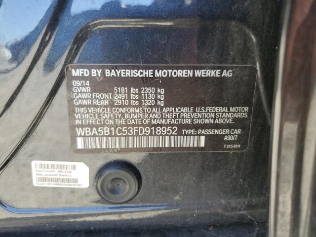 2015 BMW 535 I WBA5B1C53FD918952