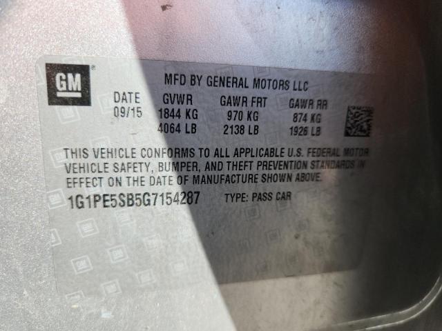 2016 CHEVROLET CRUZE LIMI 1G1PE5SB5G7154287