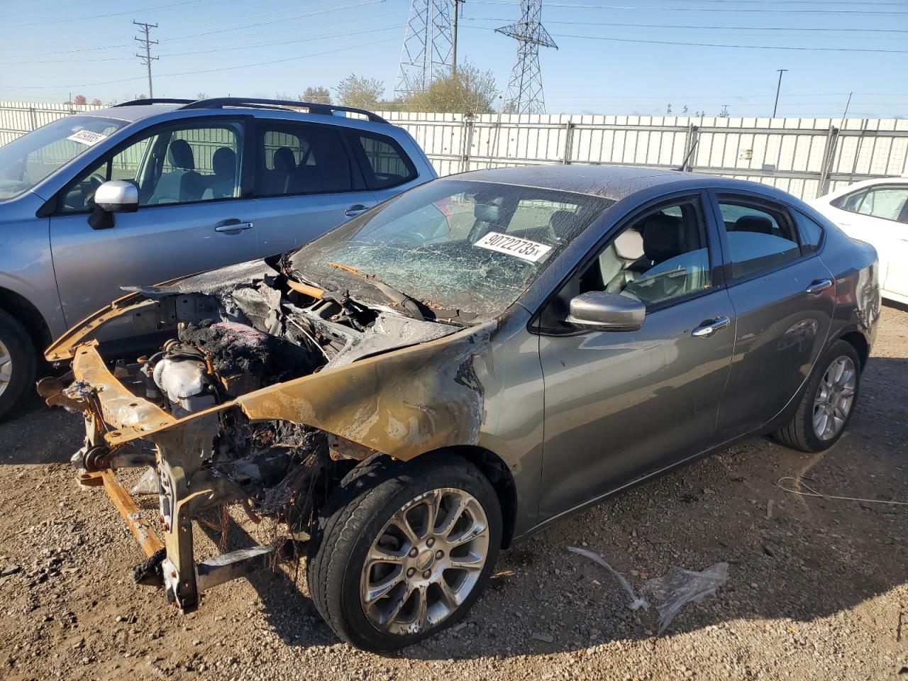 Lot #3286666286 2013 DODGE DART LIMIT