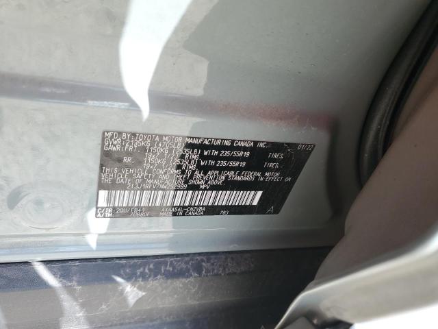 2022 TOYOTA RAV4 ADVEN 2T3J1RFV7NW252999