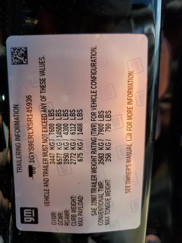 2025 CADILLAC ESCALADE S 1GYS9ERLXSR145936