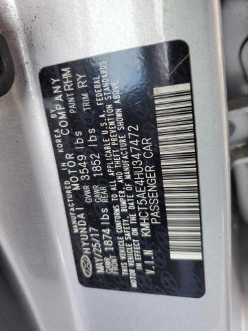 2017 HYUNDAI ACCENT SE KMHCT5AE4HU347472