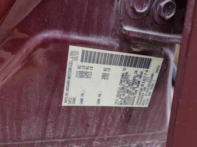 2011 NISSAN MAXIMA S - 1N4AA5AP5BC810774