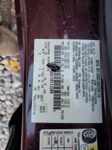 2011 FORD FUSION SEL #3291465475