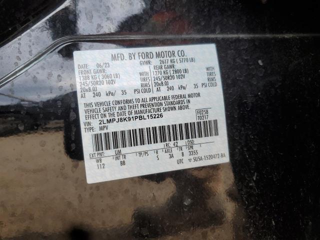 2023 LINCOLN NAUTILUS R - 2LMPJ8K91PBL15226